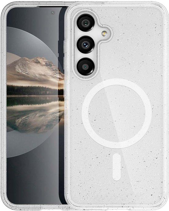 imoshion Sparkle Backcover met MagSafe voor de Samsung Galaxy S25 Plus - Transparant