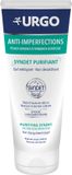 Urgo Syndet Purifiant – Zuiverende Reinigingsgel – Tegen Puistjes & Onzuiverheden – Met Hamamelis & Aloë Vera – 97,4% Natuurlijk – Zeepvrij – 200ml