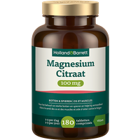 Holland & Barrett Magnesium Citraat 100 mg - 180 Tabletten
