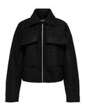 ONLY - ONLSIERRA BOUCLE JACKET OTW - Meisjes - Zwart