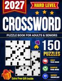 2027 Hard Crossword Puzzle Book For Adults & Seniors