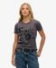 Superdry Band Merch T-shirt ajusté Gris Taille : 36