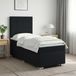 Maison Exclusive - Boxspringbed met matras, noir, 90 x 190 cm, rembourré