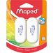 Maped - 2 gummen Epure – witte gum met zacht gevoel zorgt voor zachtheid en comfort in het gebruik, L 27 x D 11 x H 61 mm 103700