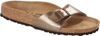 Birkenstock Madrid BS Damesslippers Goud Leer Maat 40