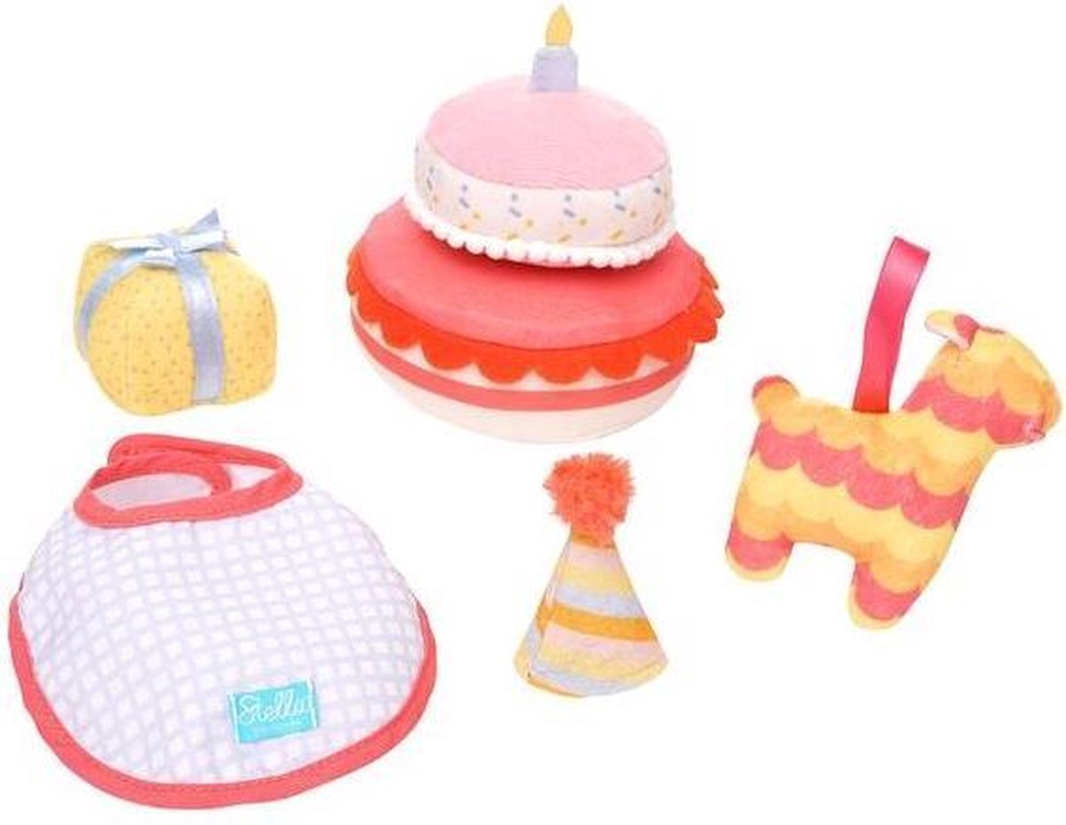 Baby Stella poppenaccessoire Birthday party set