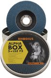 Rhodius Lamellenschijf 5 in blik Ø125 mm K60 ALPAline LSZ F2
