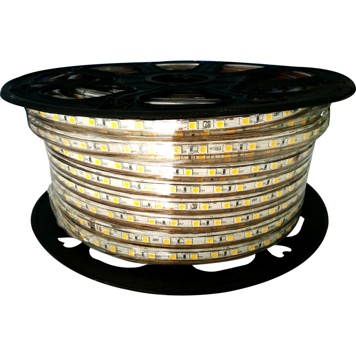 BES LED LED Strip - Aigi Strabo - 50 Meter - Dimbaar - IP65 Waterdicht - Warm Wit 3000K - 5050 SMD 230V