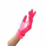 Vileda Handschoenen Sensitive Easy Fit Medium - Rood - Katoen - Maat M - 5 paar
