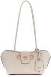 GUESS Janie Shoulder Satchel Bag Stone crème