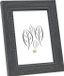 Deknudt Frames fotolijst S46KF2 - zwart - parelbiesje - foto 20x30 cm