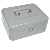 Q-Connect ketelbox. 200x160x90 Mm zilver.