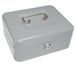 Q-Connect ketelbox. 200x160x90 Mm zilver.