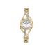 Joalia montre femme or acier inoxydable 5 ATM étanche ovale modèle 630510
