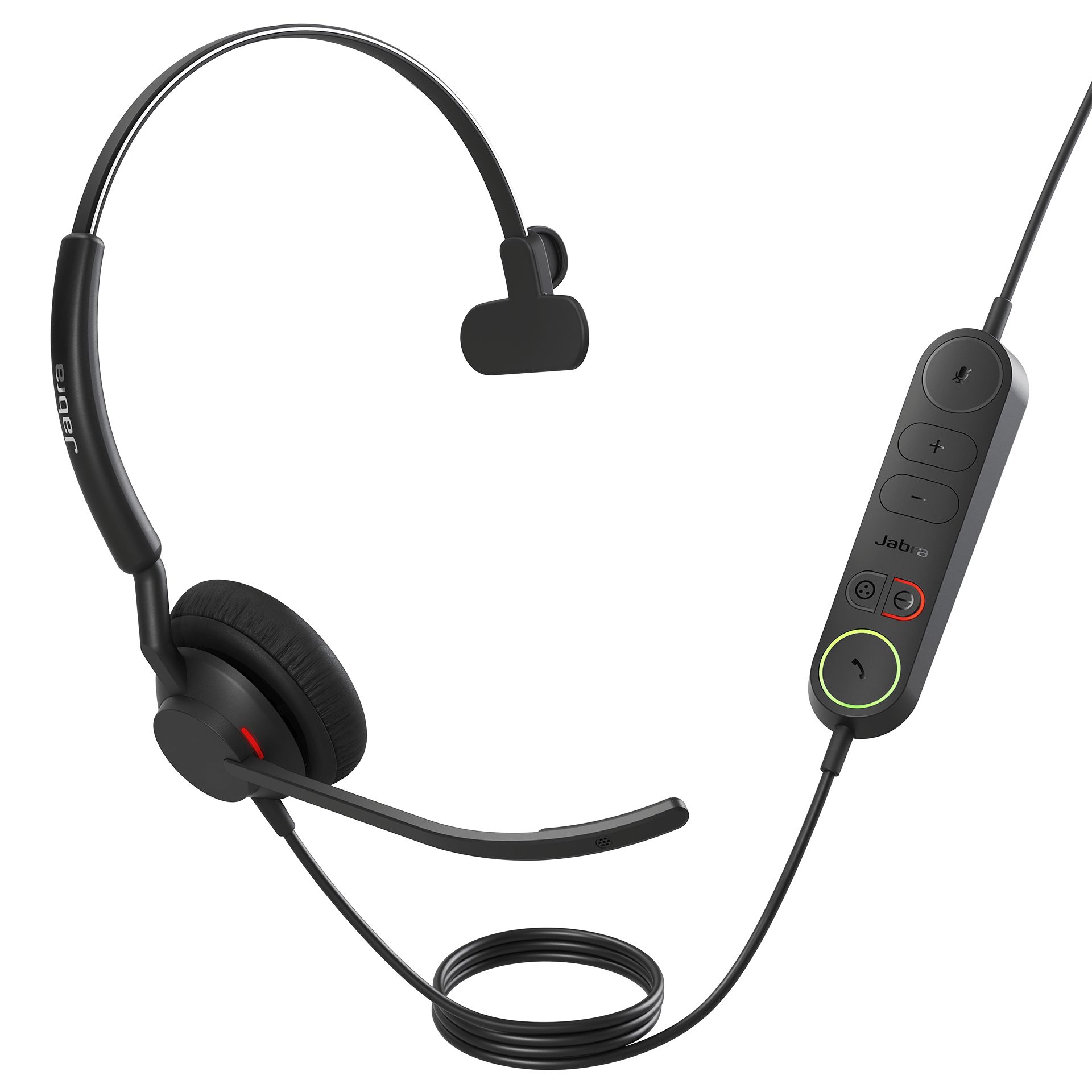 Jabra Engage 40 Headset - Monauraal - Bedraad - USB Type-A - Bluetooth - Zwart