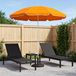 Maison Exclusive - Parasol de jardin, 160 cm, polyester 170T, orange