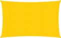 vidaXL Zonnezeil 160 g/m² 2x4 m HDPE Geel