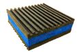 RS PRO Dempingsmat, isolatiekussen voor trillingsdemping, EVAC-schuim, 20 psi, 22 mm, 100 x 100 mm, verpakking van 4 stuks