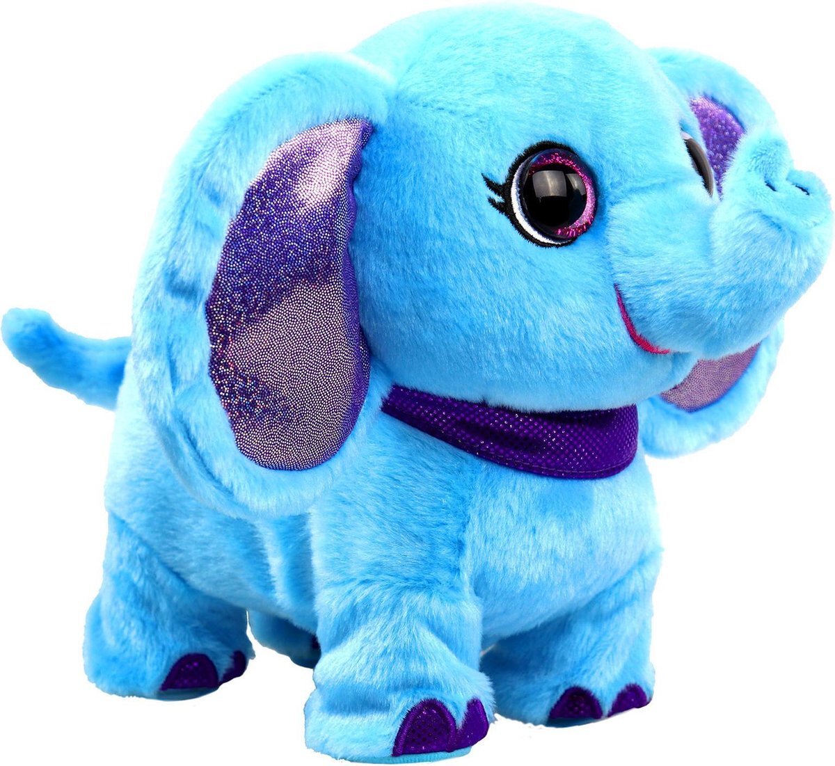 Party Pete Party Pets - Nesha de Olifant - Electronische plush - volgt haar baasje!