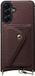 AVY Leren Hoesje Geschikt voor Samsung Galaxy A56 | Met Magnetische Kaarthouder | Compatibel met MagSafe | Leather Case met Wallet | Chocolate
