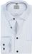 MARVELIS comfort fit overhemd - wit met lichtblauw gestreept - katoen - lange mouw - maat 42