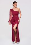 Ombre Avondjurk bordeaux