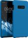 kwmobile telefoonhoesje geschikt voor Samsung Galaxy S10e - Hoesje met siliconen coating - Smartphone case in rifblauw