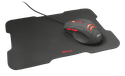 Trust Ziva - Souris - Noir/Rouge