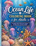 Ocean Life Coloring Book for Adults