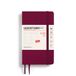 LEUCHTTURM1917 370682 Weekkalender 2025, Pocket A6 softcover - 12-maanden-planner, gelinieerd - Port Red, Engels