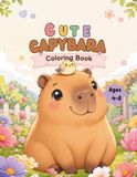 Cute Capybara Coloring Book for Kids