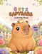Cute Capybara Coloring Book for Kids