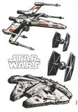 Komar Star Wars Spaceships Muursticker 100 x 70 cm