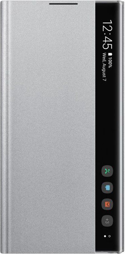Samsung LED Clear View Hoesje - Galaxy Note 10 - Zilver