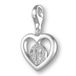 Melina Damesbedel hanger hart 925 sterling zilver 1801248