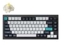 Keychron Q1 Max Gamen USB + RF Wireless + Bluetooth QWERTY Zwart, Cyaan, Donkerblauw, Wit