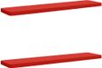vidaXL - 2-delige - Bankkussens - VUGHT - 2 - st - 100% - Polyester - Rood
