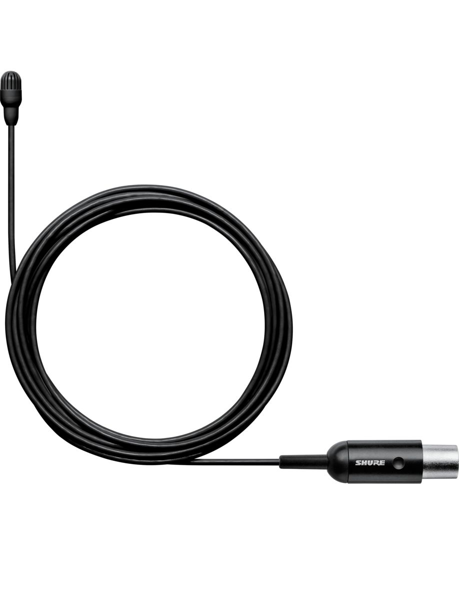 Shure TL47B/O-MTQG TwinPlex Lavalier Microphone - Black