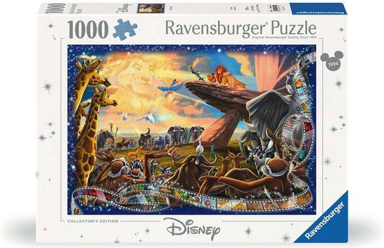 Ravensburger puzzel Disney - The Lion King legpuzzel - 1000 stukjes