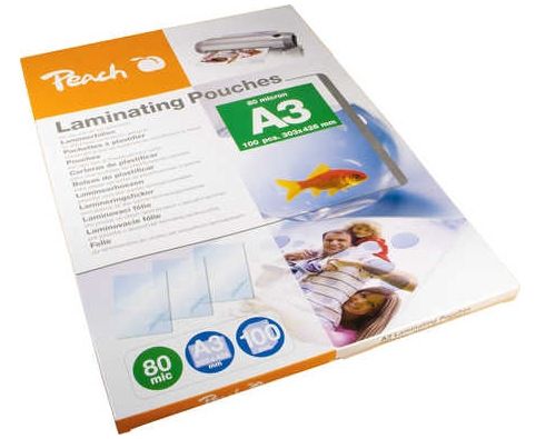 peach PP580-01 - Laminatorzakken - 100 stuks