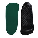 Spenco RX 3/4 semelles orthopédiques pour la voûte plantaire, soutien de voûte plantaire modelable avec amorti, design compact pour le contrôle du pied, prévention des odeurs et
