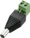 TRU COMPONENTS DC12-M Laagspannings-connector Stekker, recht 5.5 mm 2.1 mm 1 stuk(s)