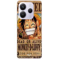 Xiaomi Redmi Note 14 5G One Piece Gezocht Poster Aap D. Luffy Maniacase