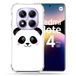 Cokitec Versterkte hoes voor Xiaomi Redmi Note 14 Pro 5G Animal Panda Wit
