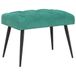 vidaXL Fauteuil met knoopverstelling Turquoise 60 x 40 x 45 cm Velours