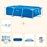 Intex Rechthoekig Frame Zwembad - 260 x 160 x 65 cm - Blauw
