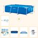 Intex Rechthoekig Frame Zwembad - 260 x 160 x 65 cm - Blauw