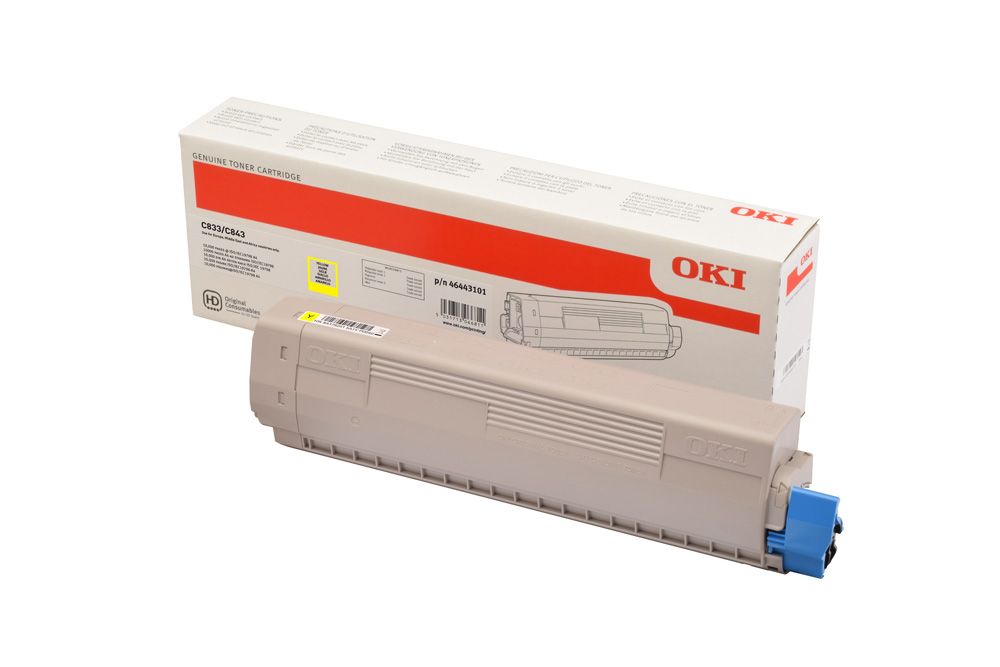 Oki 46443101 toner geel
