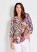 Goldner Blouse Bloemenprintblouse met V-hals