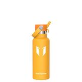 Sparrow RVS Waterfles 500ml/750ml/1L/1.2L FlipFlow Thermo Drinkfles Rietje